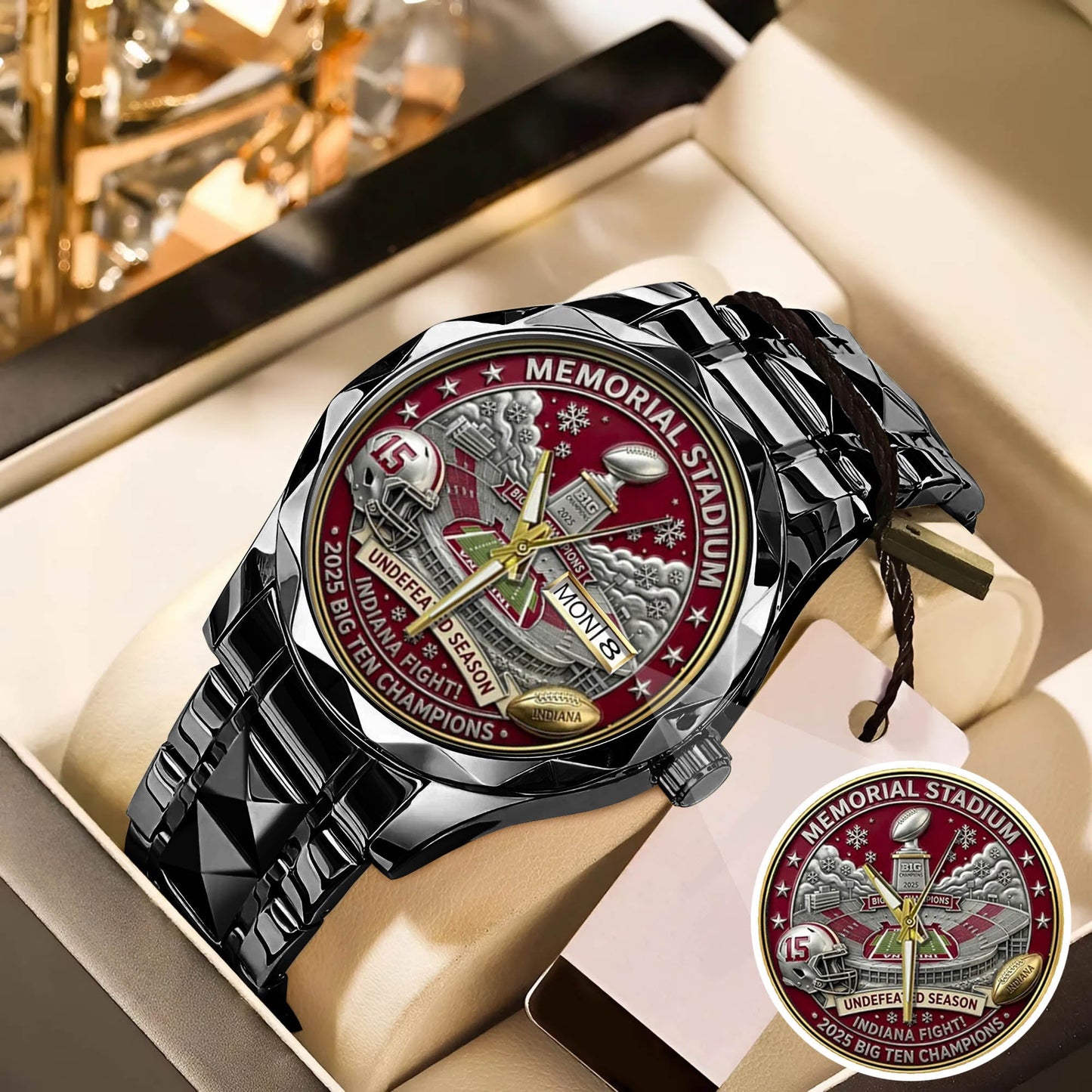 Personalized Indiana Hoosiers Football Watch