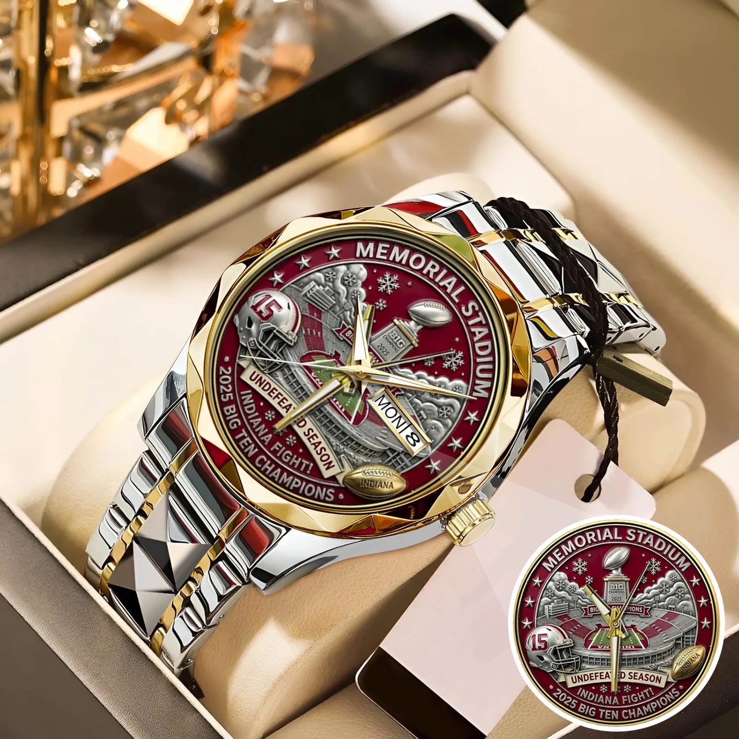 Personalized Indiana Hoosiers Football Watch