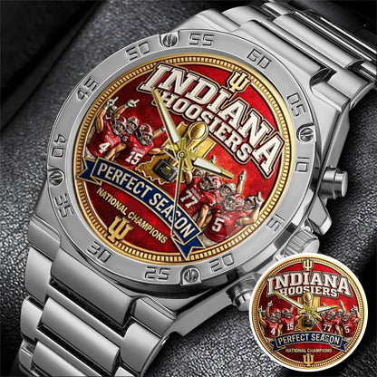 Personalized Indiana Hoosiers Football Watch