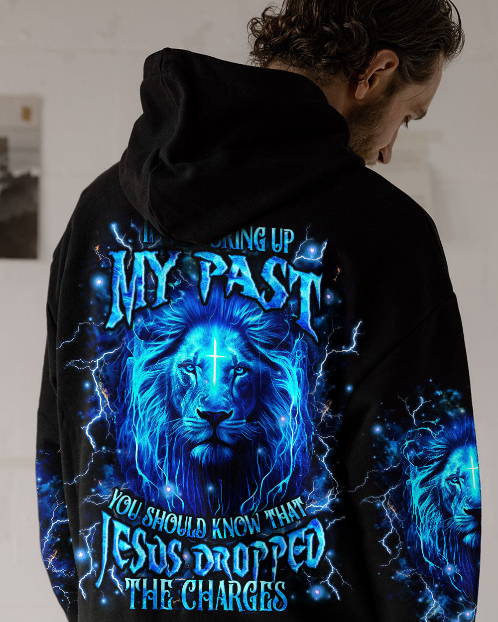 Jesus Dropped The Charges Lion Men's All Over Print Shirt - Yhhn2909254