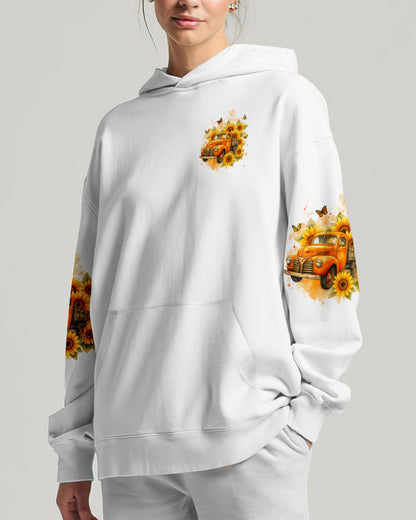 Jesus Take The Wheel Sunflower Women's All Over Print Shirt - Typq2909251