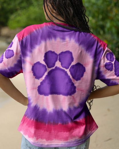 PINK AND PURPLE PAW ALL OVER PRINT - TYPQ0701261