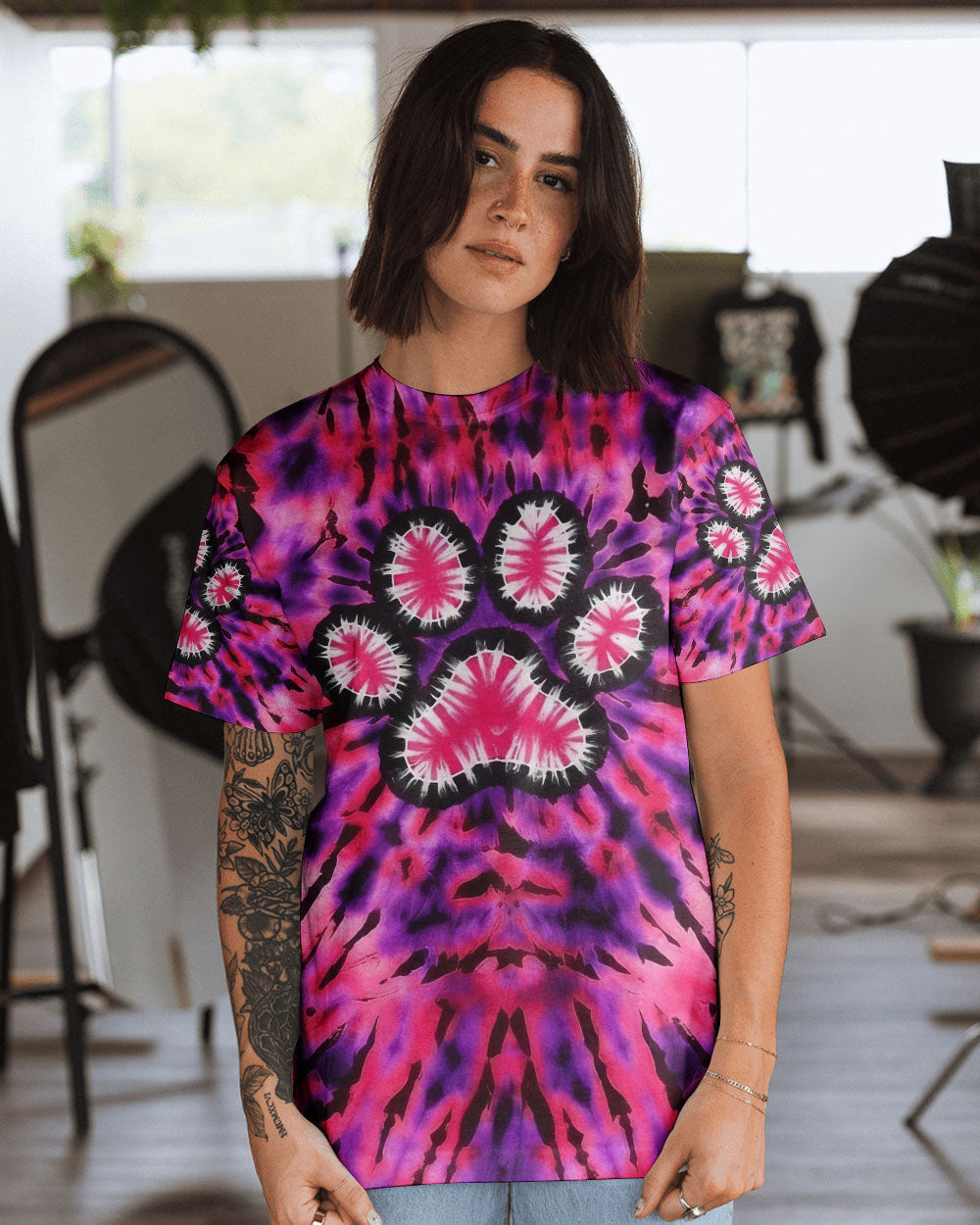 PINK PAW GALAXY ALL OVER PRINT - YHLN0701262