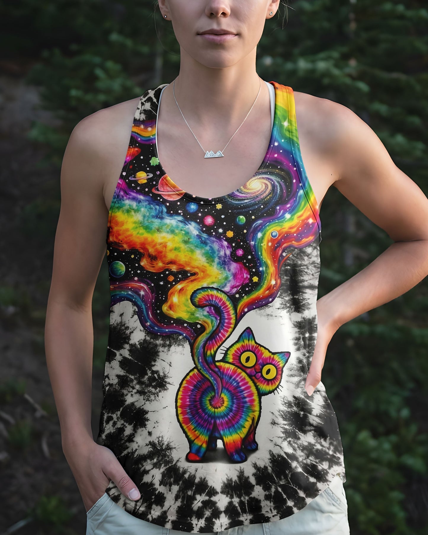 CAT GALAXY ALL OVER PRINT - KMTM0601261