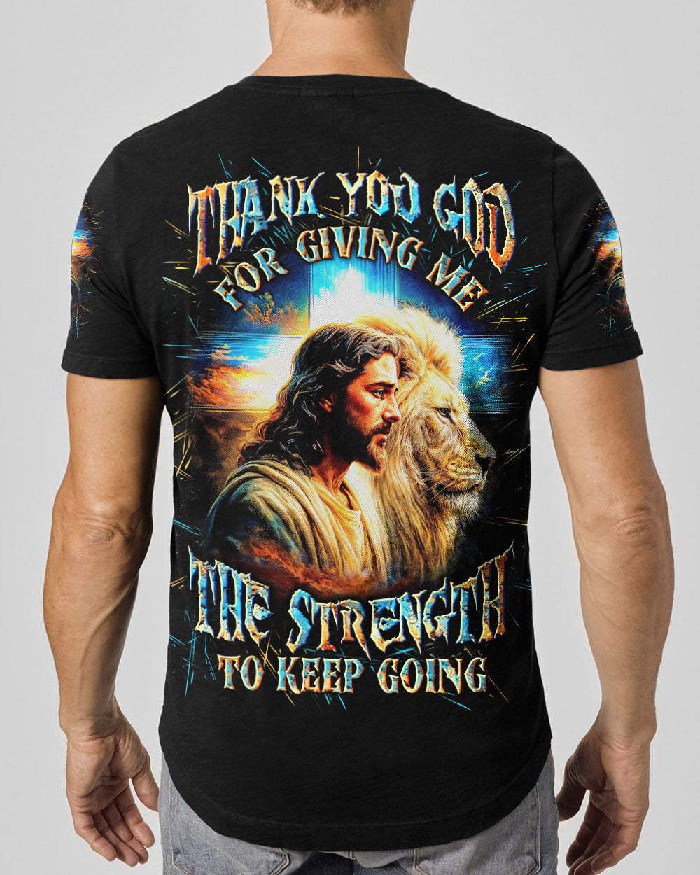Thank You God Men's All Over Print Shirt - Yhln2509251