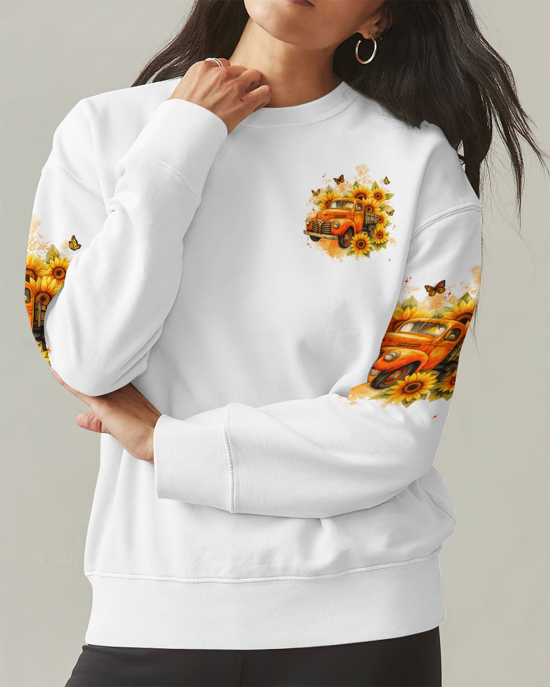 Jesus Take The Wheel Sunflower Women's All Over Print Shirt - Typq2909251
