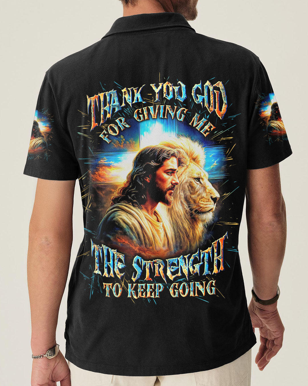 Thank You God Men's All Over Print Shirt - Yhln2509251