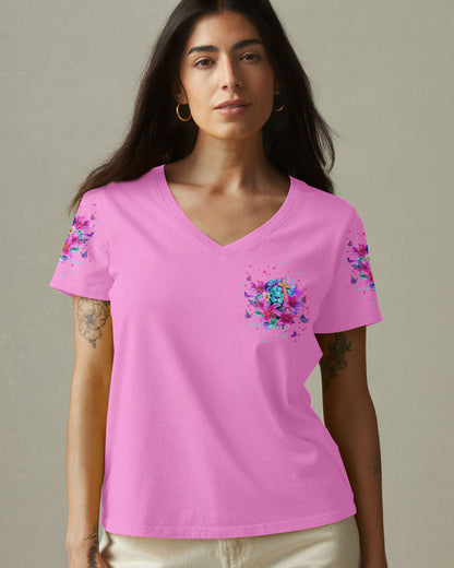 God's Grace Is Bigger Than My Sins Lion Lilies Women's All Over Print Shirt  - Tlnt2709251
