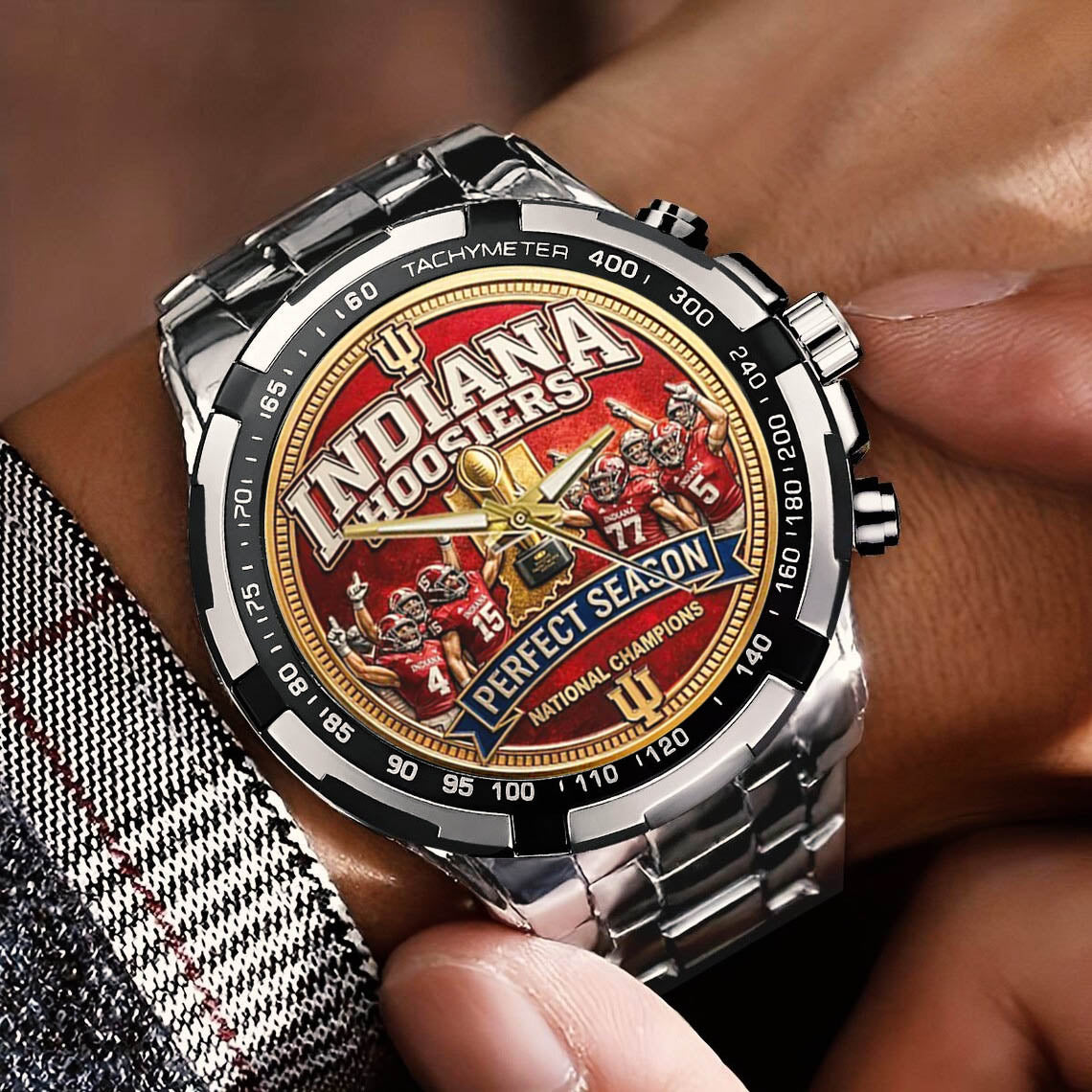 Personalized Indiana Hoosiers Football Watch