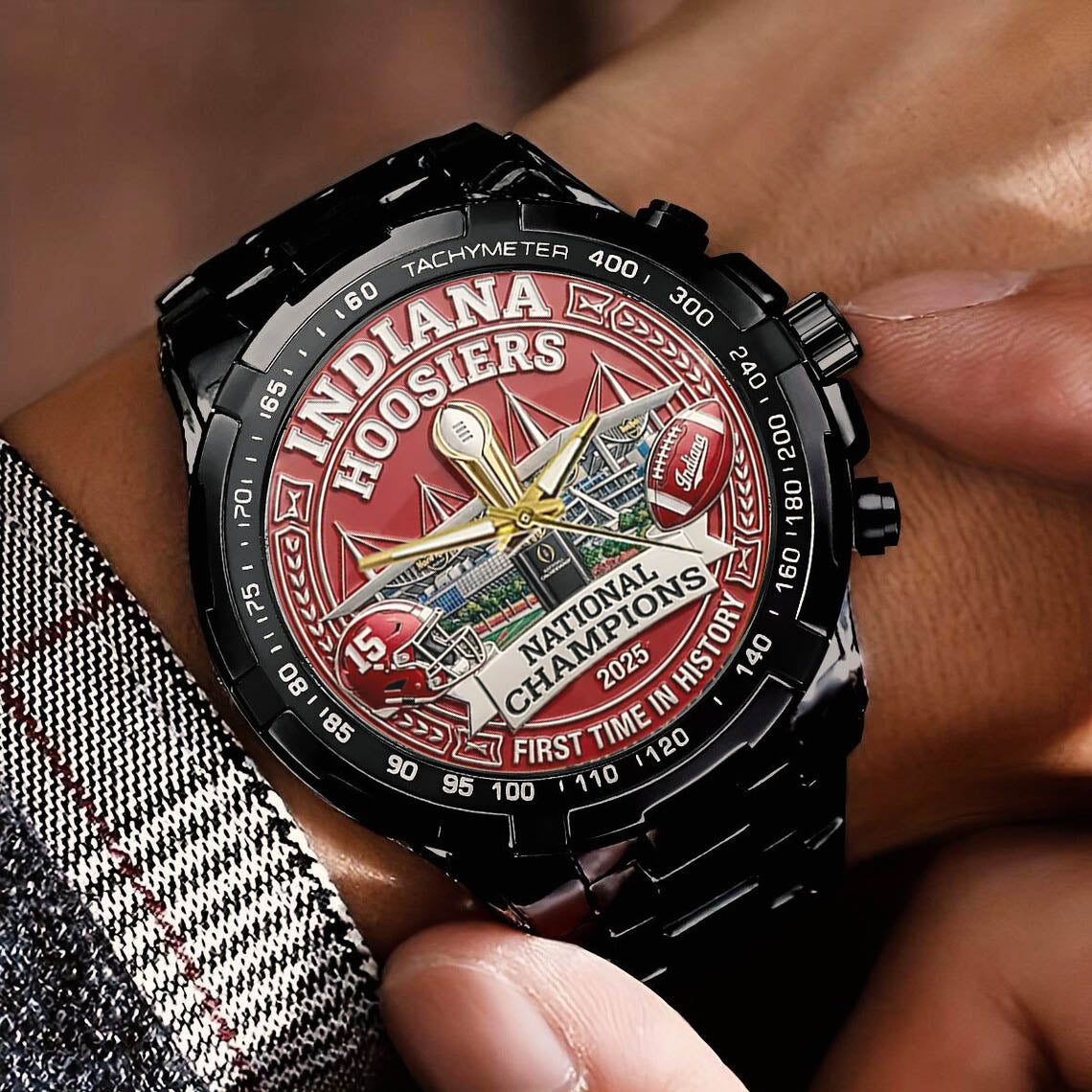 Personalized Indiana Hoosiers Football Watch
