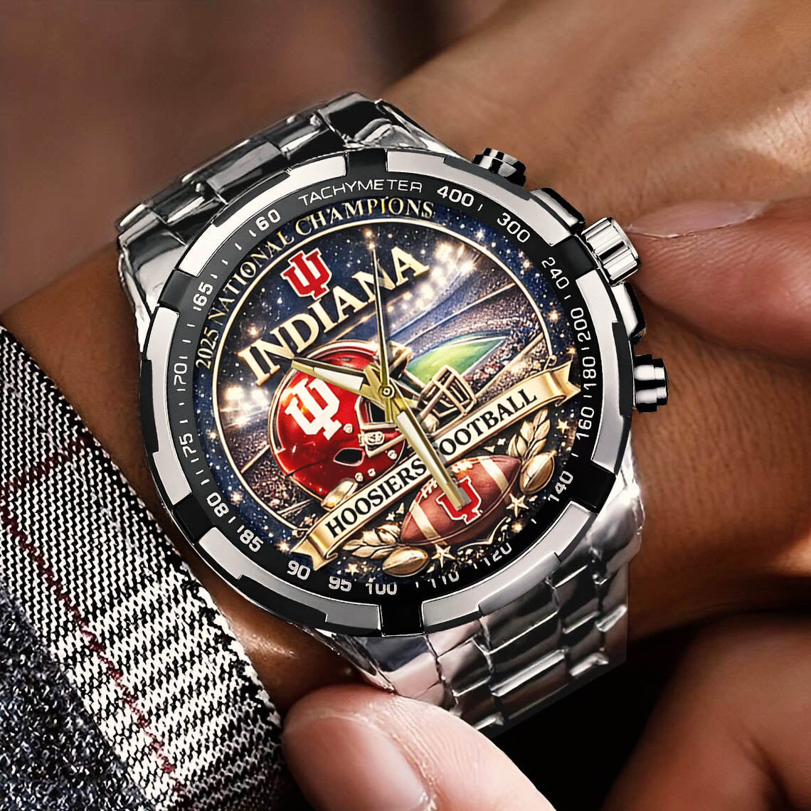 Personalized Indiana Hoosiers Football Watch