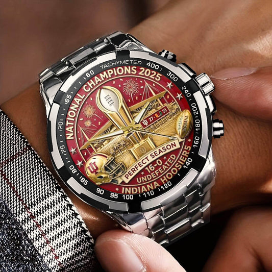 Personalized Indiana Hoosiers Football Watch
