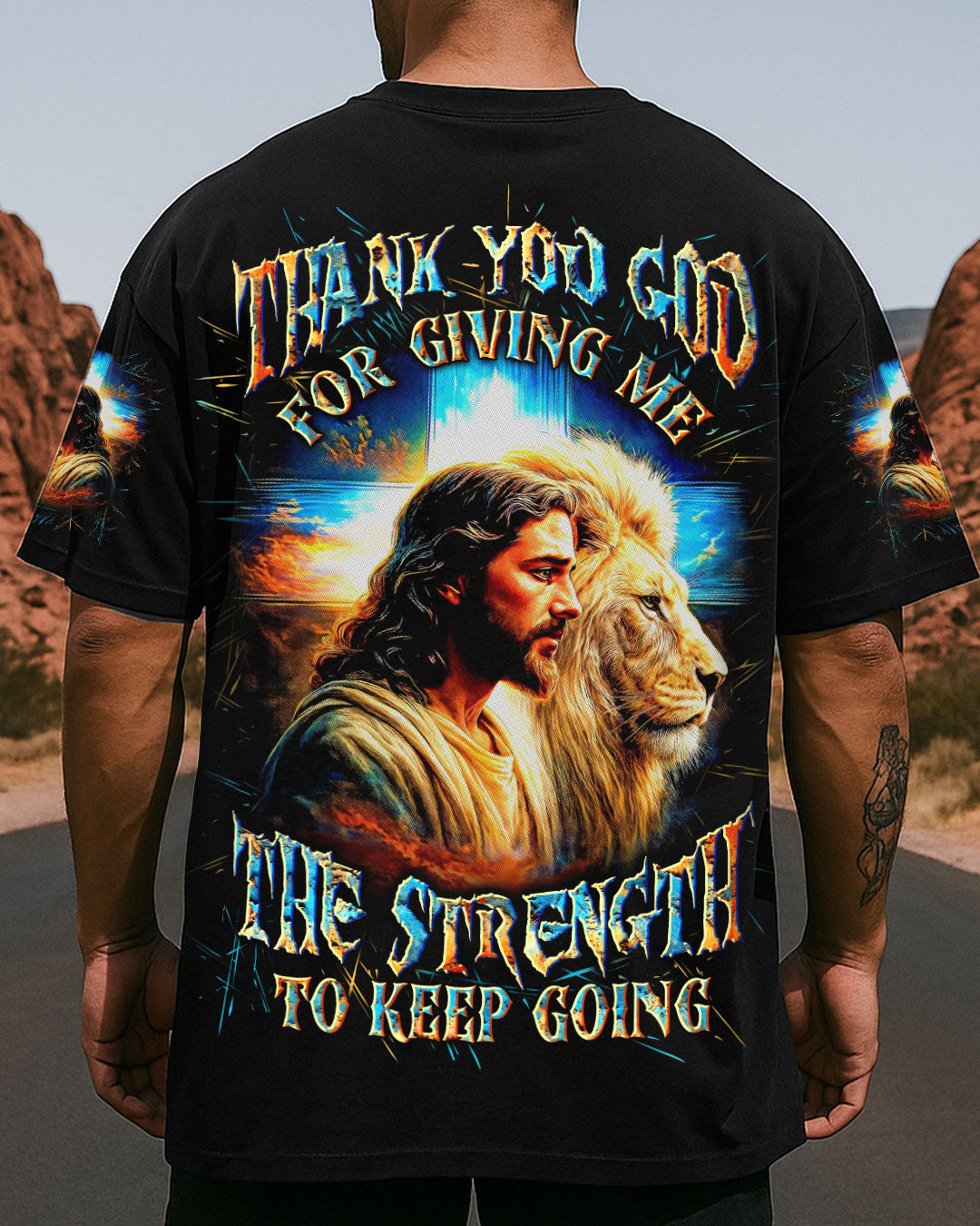 Thank You God Men's All Over Print Shirt - Yhln2509251