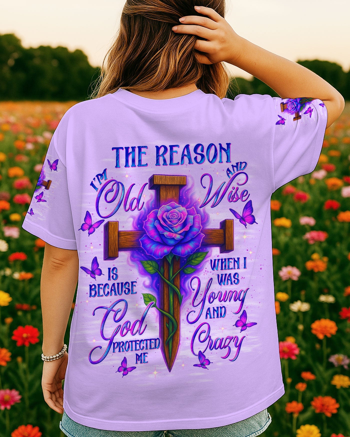 The Reason I’m Old And Wise Women's All Over Print Shirt - Tlnt2409252