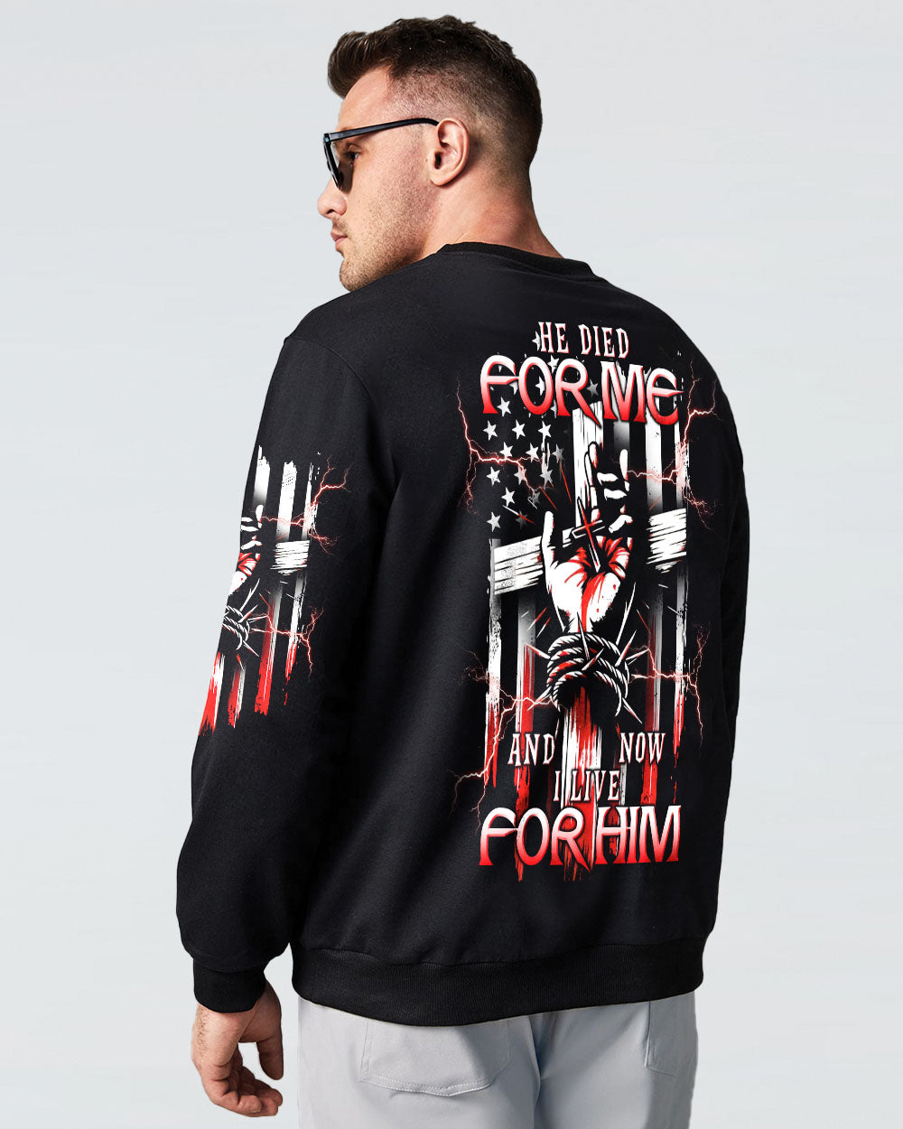 (Hot Deal) He Died For Me Men's All Over Print Shirt  - Tlnt0702254