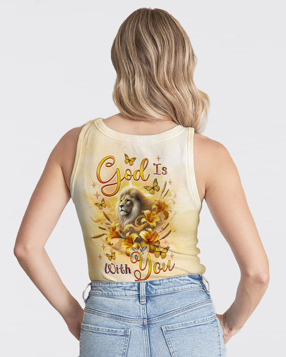 (Hot Deal) God Is With You Lilies Lion  Women's All Over Print Shirt  -  Tlnz0702254