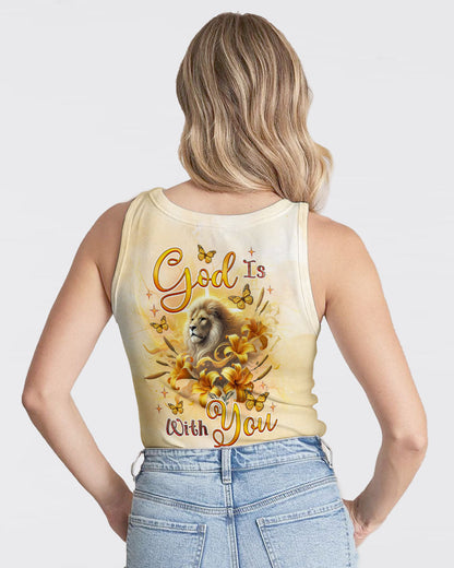 (Hot Deal) God Is With You Lilies Lion  Women's All Over Print Shirt  -  Tlnz0702254