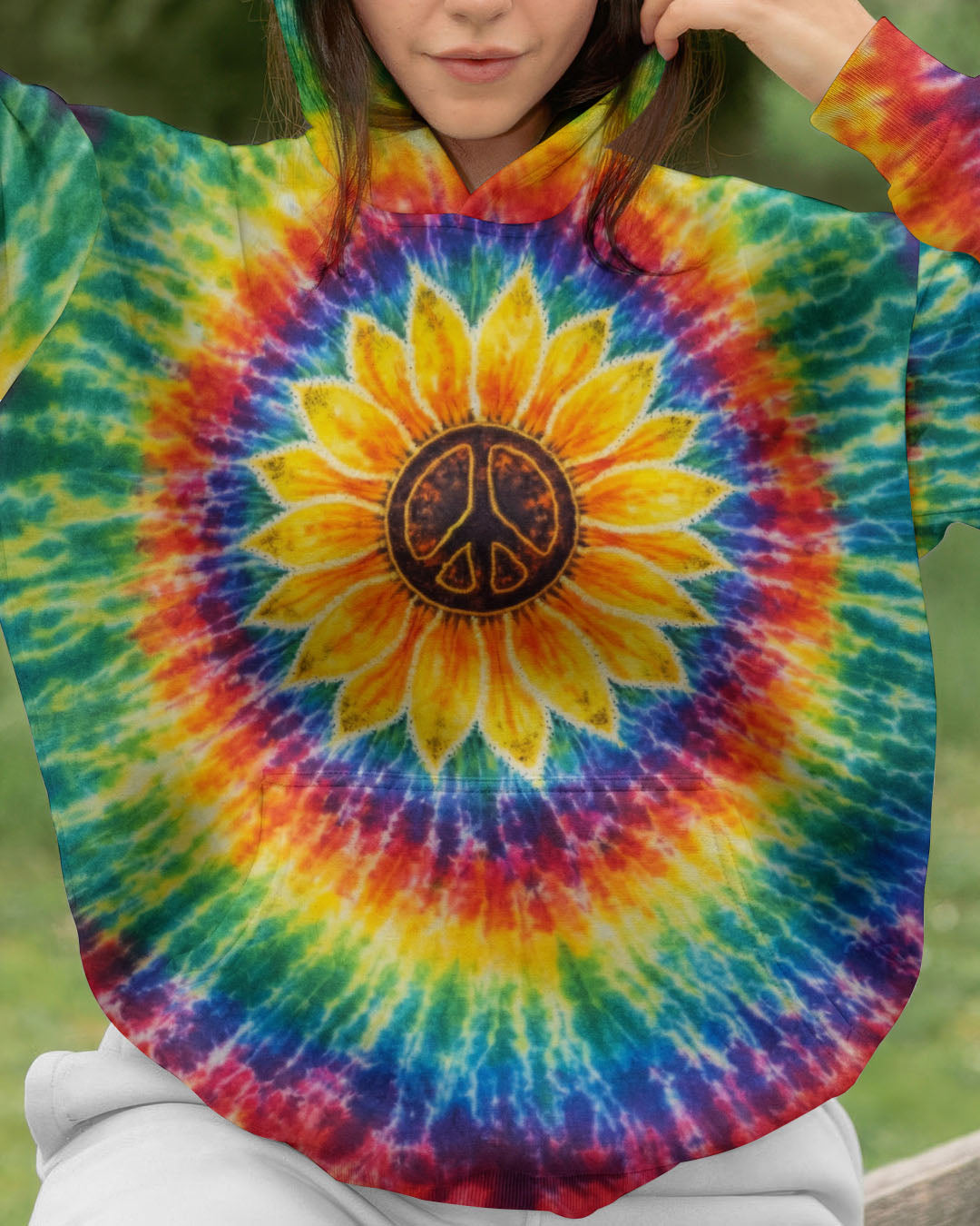 SUNFLOWER SWIRL ALL OVER PRINT - TLNO2912251