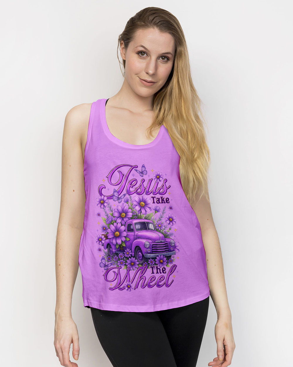 Jesus Take The Wheel Women's All Over Print Shirt - Tltr2309253
