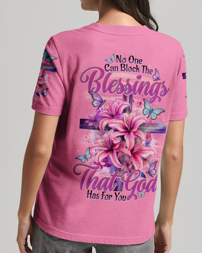 No One Can Block The Blessings Women's All Over Print Shirt - Tytd2409251