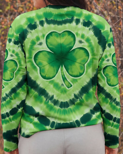 SHAMROCK GREEN COLOR PATRICK'S DAY ALL OVER PRINT - TYQY3012253