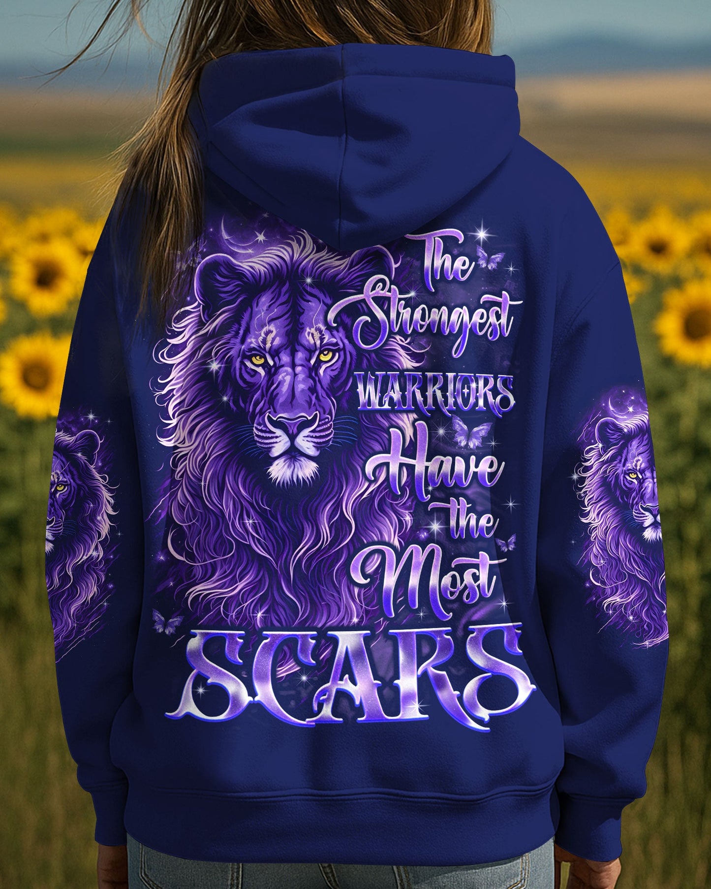 The Strongest Warriors Have The Most Scars Lion Women's All Over Print Shirt - Tyqy0210252