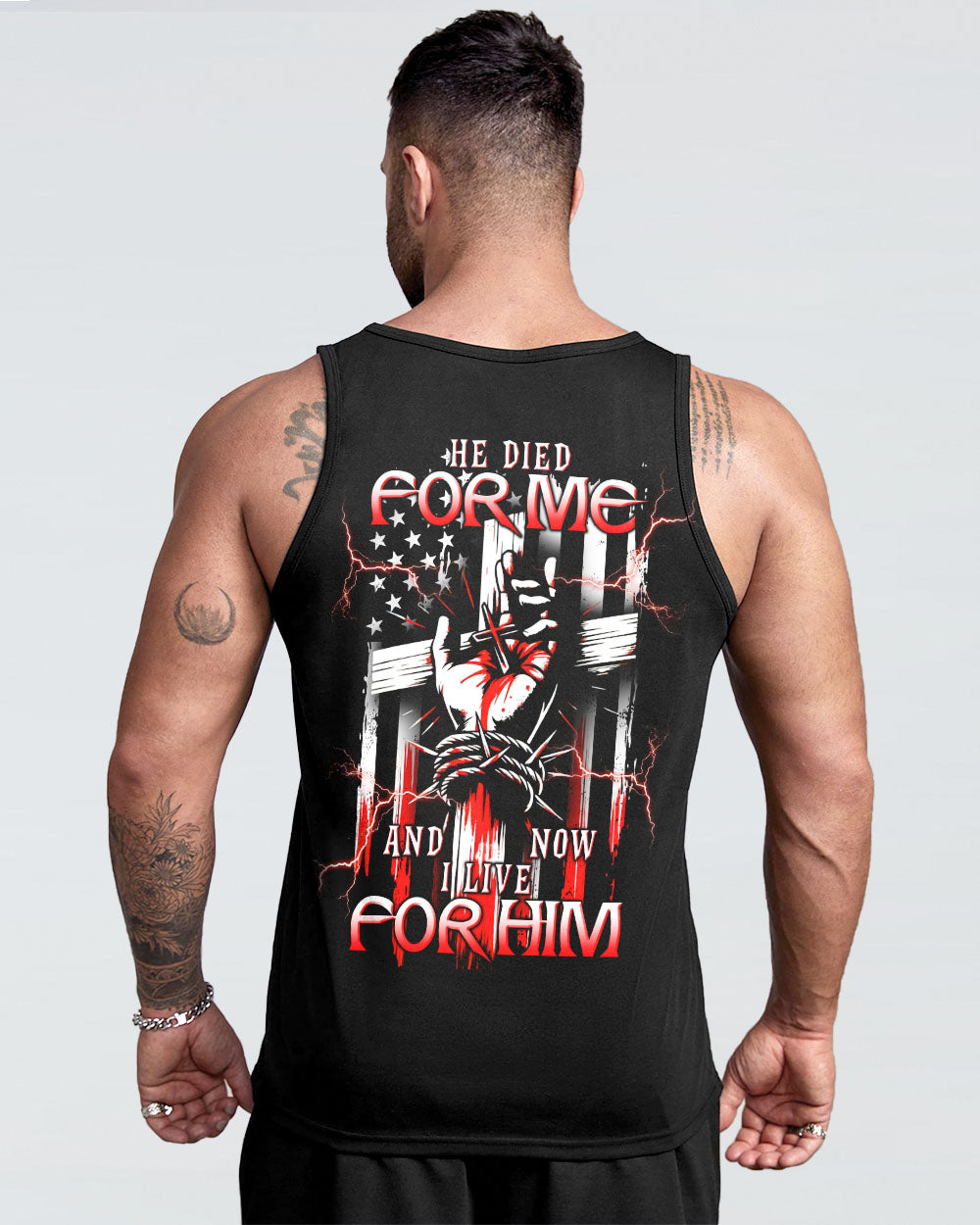 (Hot Deal) He Died For Me Men's All Over Print Shirt  - Tlnt0702254