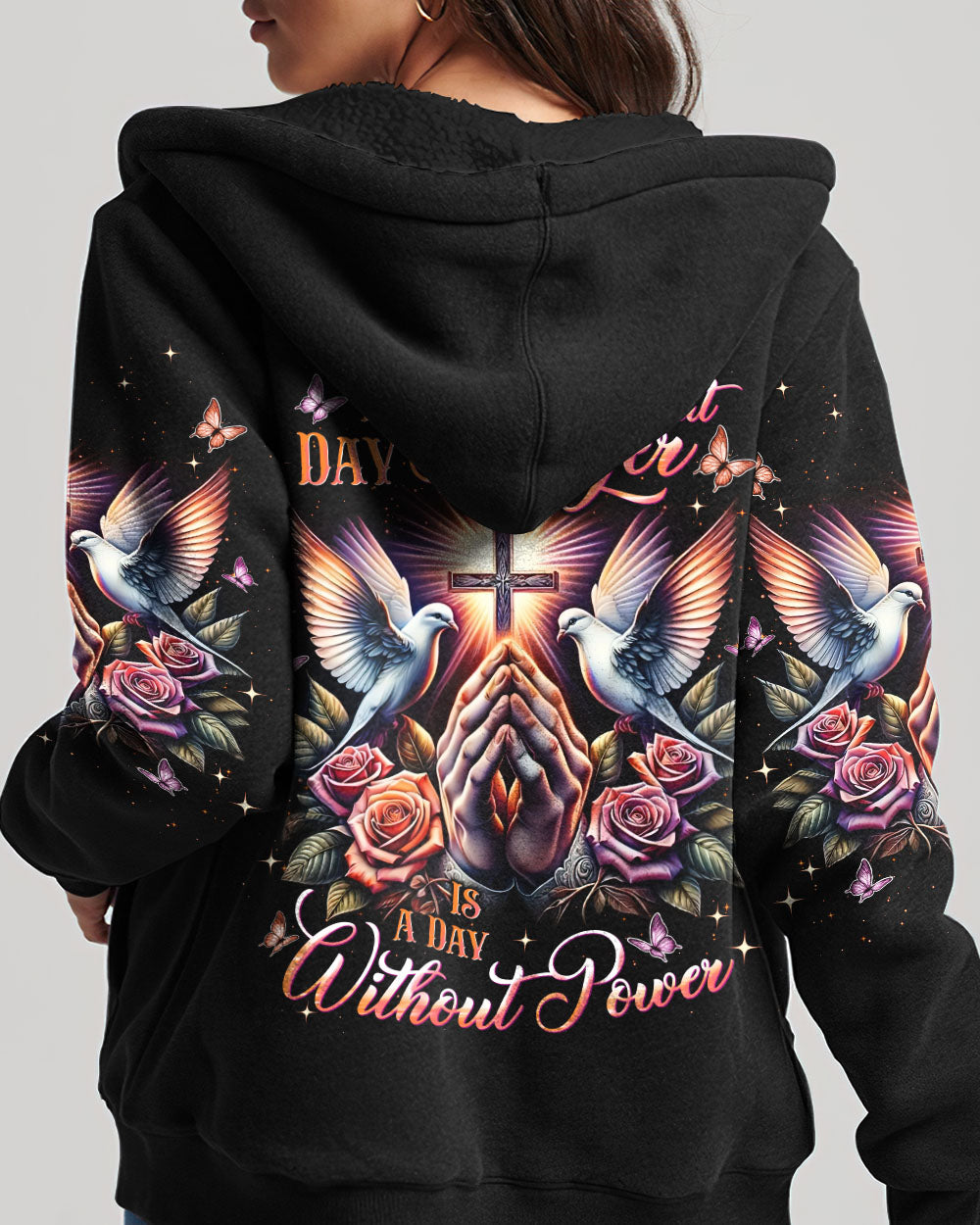 A Day Without Prayer Is A Day Without Power Women's All Over Print Shirt - Tlnt2609251