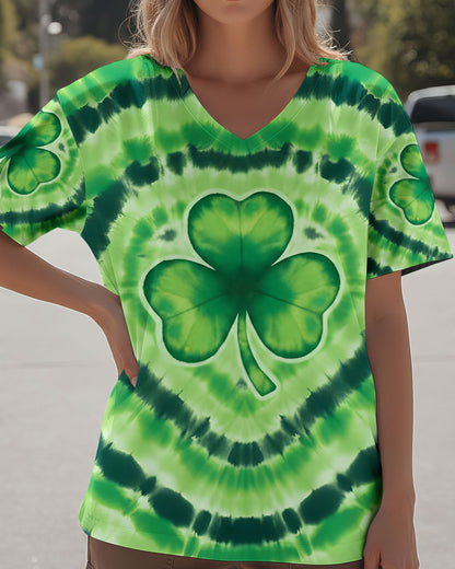 SHAMROCK GREEN COLOR PATRICK'S DAY ALL OVER PRINT - TYQY3012253