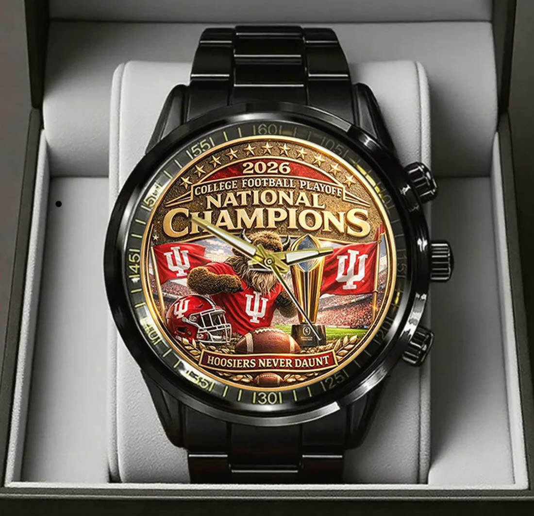 Personalized Indiana Hoosiers Football Watch