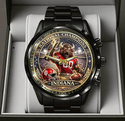 Personalized Indiana Hoosiers Football Watch