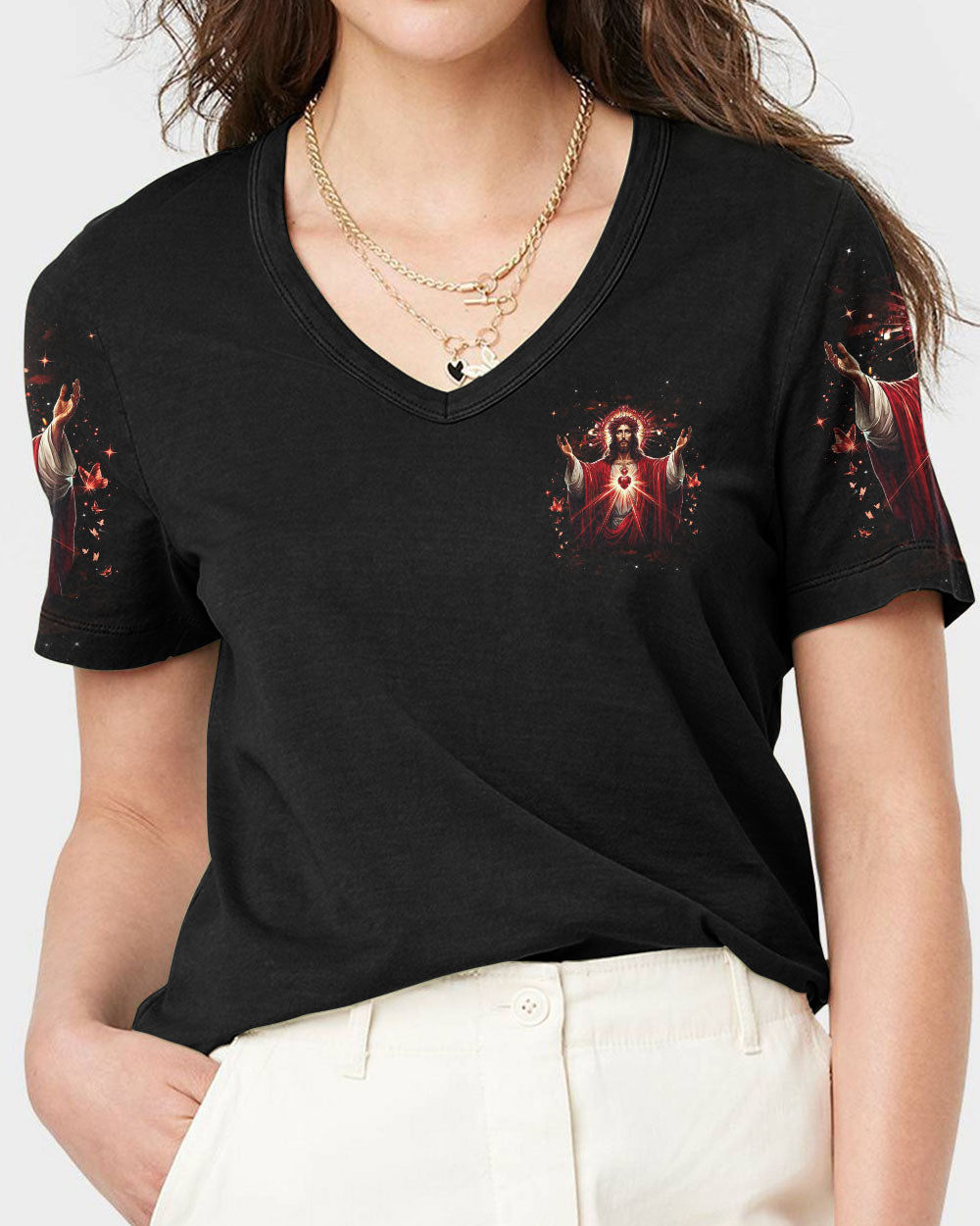 Jesus Christ Is My Lord And Savior Women's All Over Print Shirt - Yhhg2509253