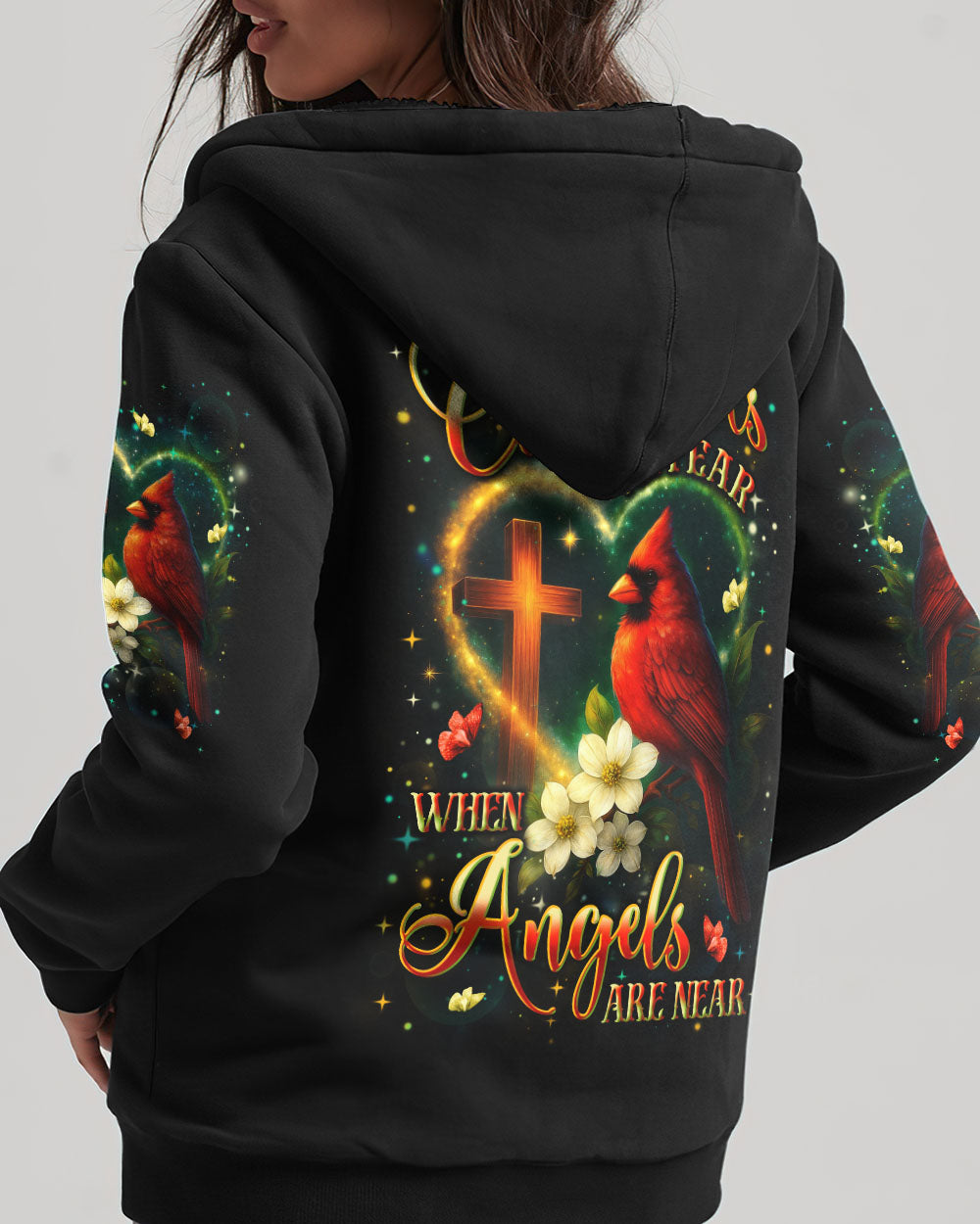 When Cardinals Appear Angels Are Near Women's All Over Print Shirt - Yhln3009253