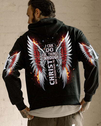 (Hot Deal) I Can Do All Things Cross Wings Men's All Over Print Shirt - Tltw0402255