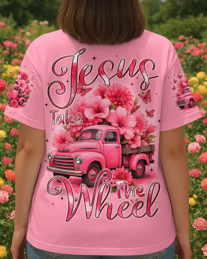 Jesus Take The Wheel Women's All Over Print Shirt - Tyqy2509251