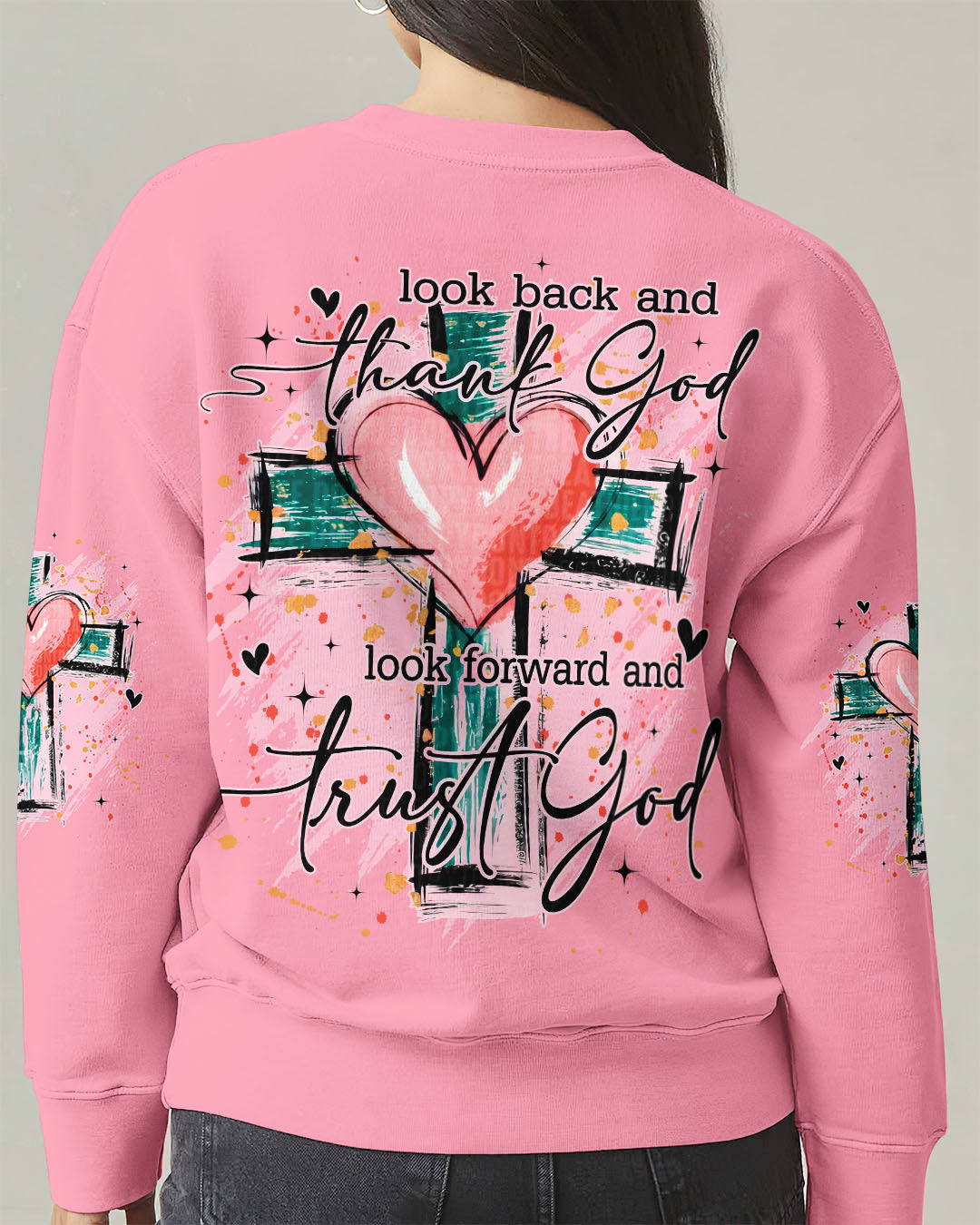 Look Back And Thank God Women's All Over Print Shirt - Tyqy3009254