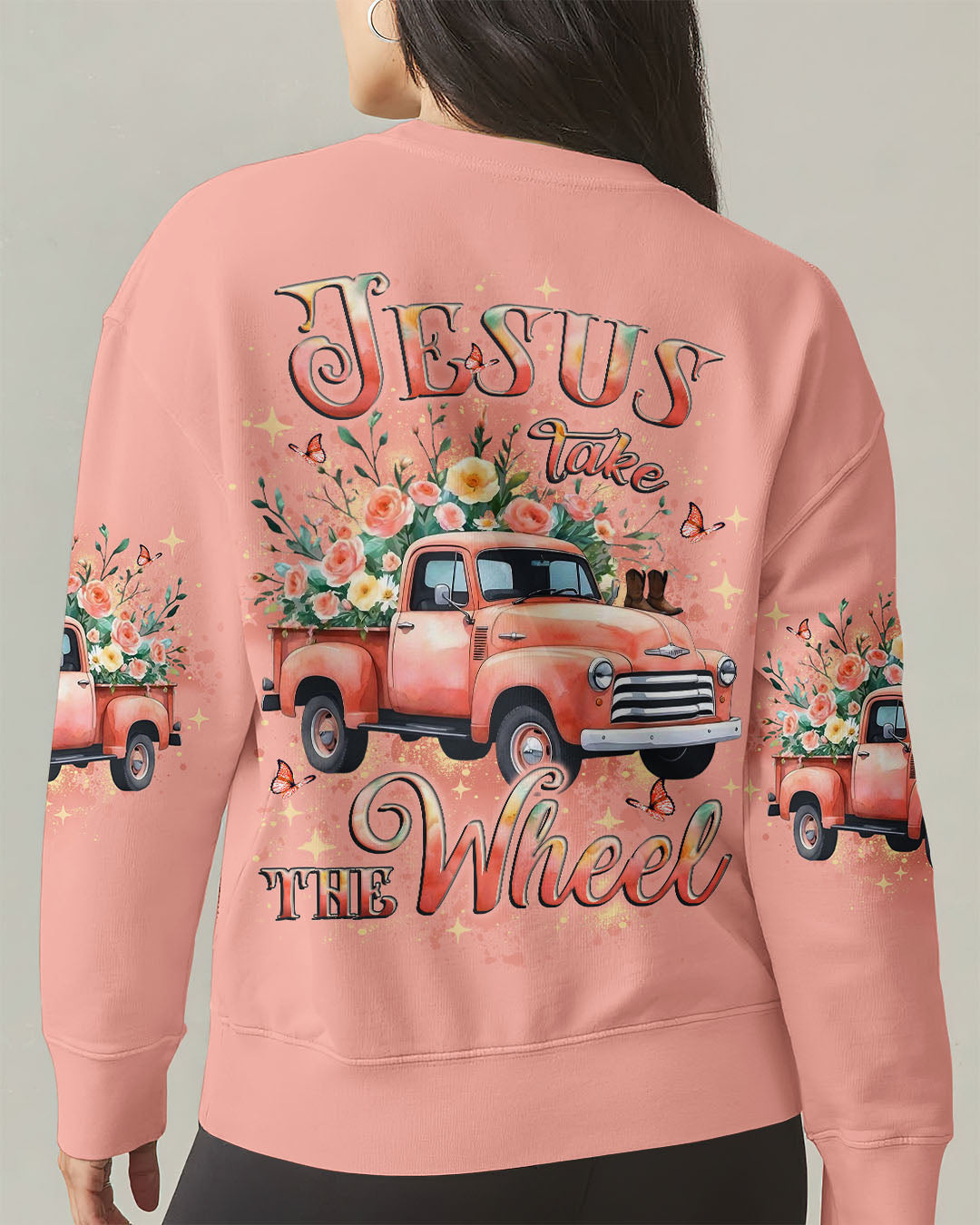 Jesus Take The Wheel Women's All Over Print Shirt - Yhlt2909254