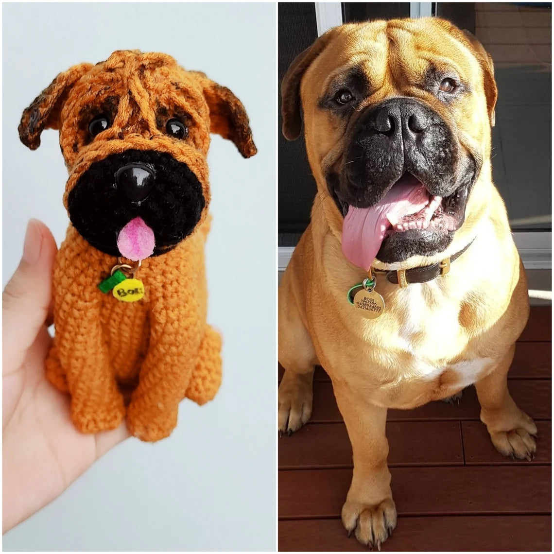Custom Crochet Pet Plushie – Handmade Look-Alike of Your Beloved Pet