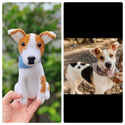 Custom Crochet Pet Plushie – Handmade Look-Alike of Your Beloved Pet