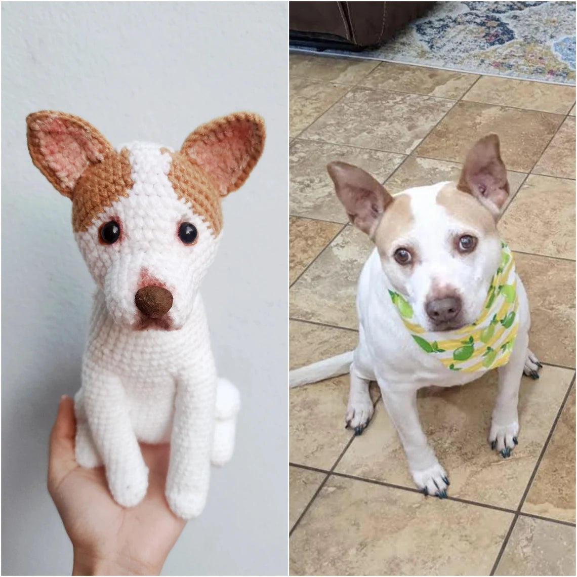 Custom Crochet Pet Plushie – Handmade Look-Alike of Your Beloved Pet