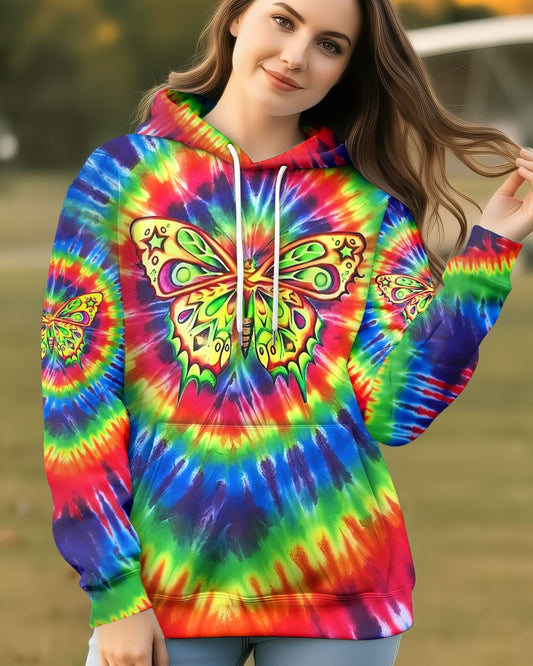 RAINBOW SWIRL BUTTERFLY ALL OVER PRINT - YHLT0601262