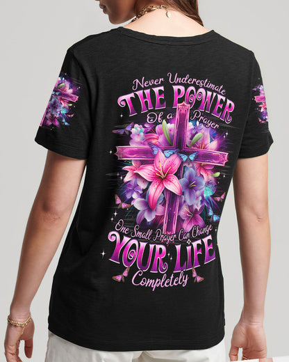 Never Underestimate The Power Of A Prayer Women's All Over Print Shirt - Typq2409253