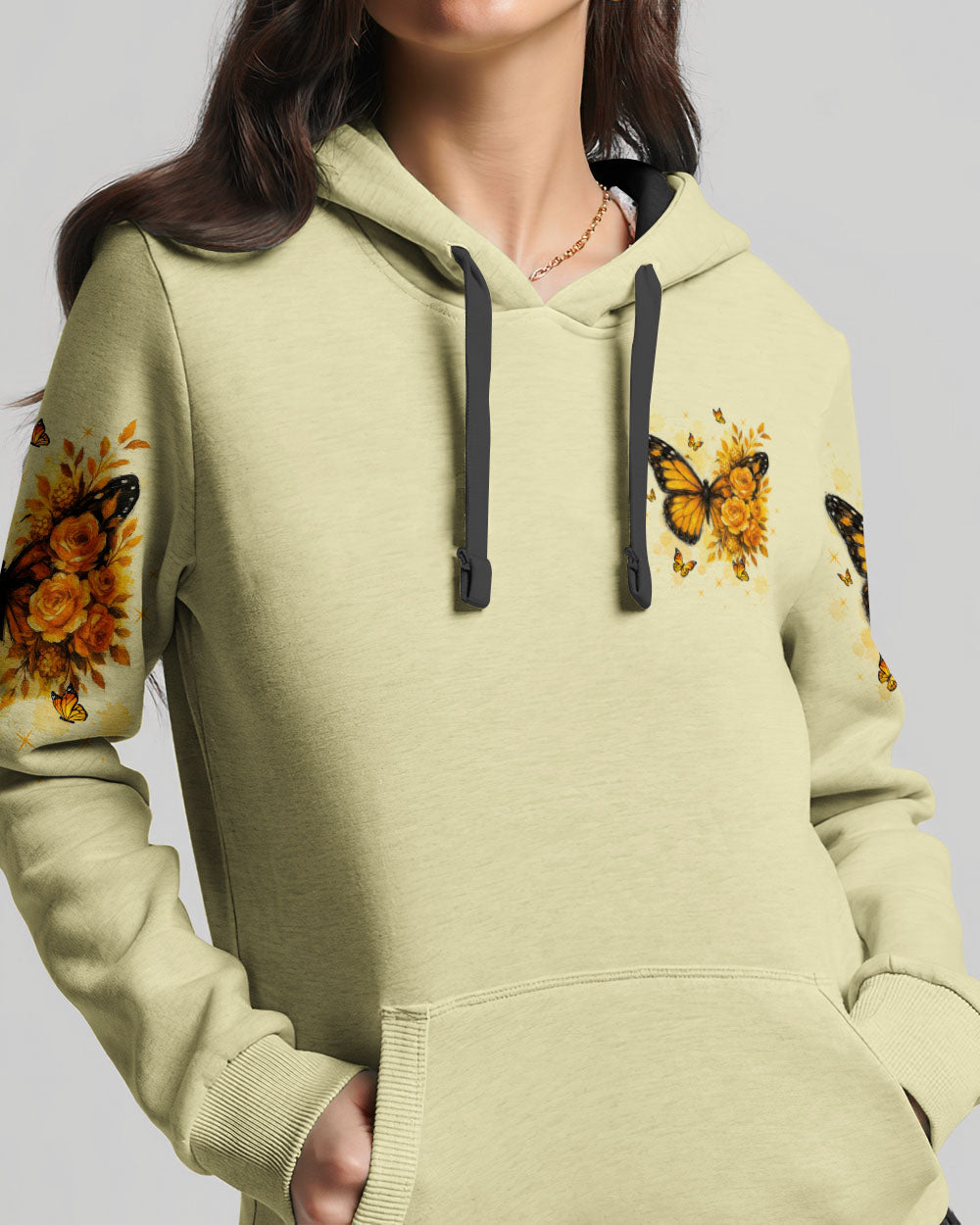 Blessed By God Loved By Jesus Butterfly Women's All Over Print Shirt - Tltw2509254