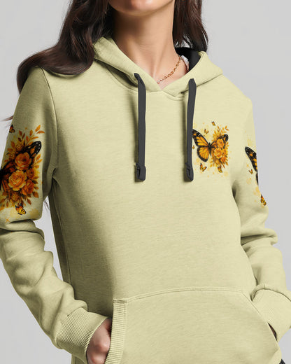 Blessed By God Loved By Jesus Butterfly Women's All Over Print Shirt - Tltw2509254