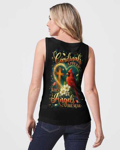 When Cardinals Appear Angels Are Near Women's All Over Print Shirt - Yhln3009253