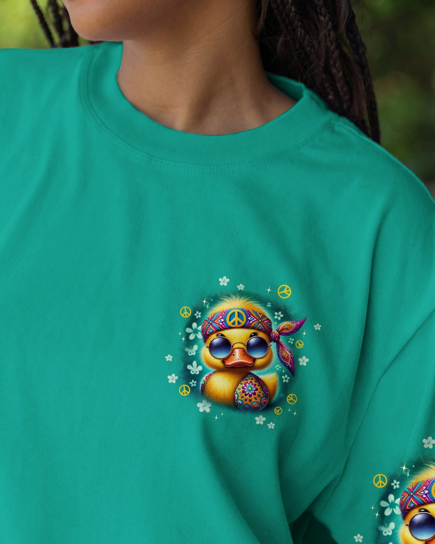 I'M NOT SHORT DUCK HIPPIE ALL OVER PRINT - TYPQ0701262