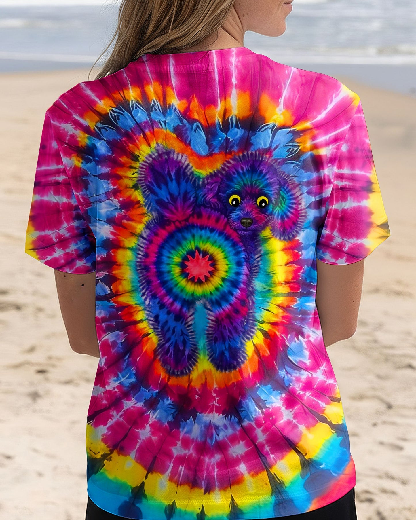 POODLE DOG SWIRL ALL OVER PRINT - TLNO0801261