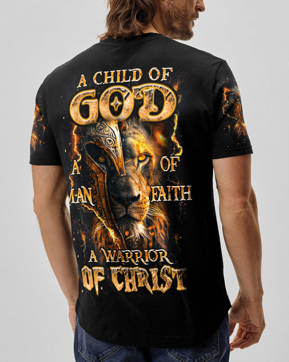 (Hot Deal) A Warrior Of Christ Lion Men's All Over Print Shirt - Yhhn0702251
