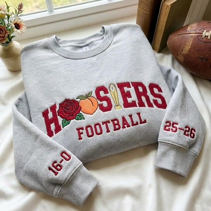 Embroidered Hoosiers Champs 25/26 Quarter-Zip Sweatshirt, Hoodie Sweatshirt T-Shirt