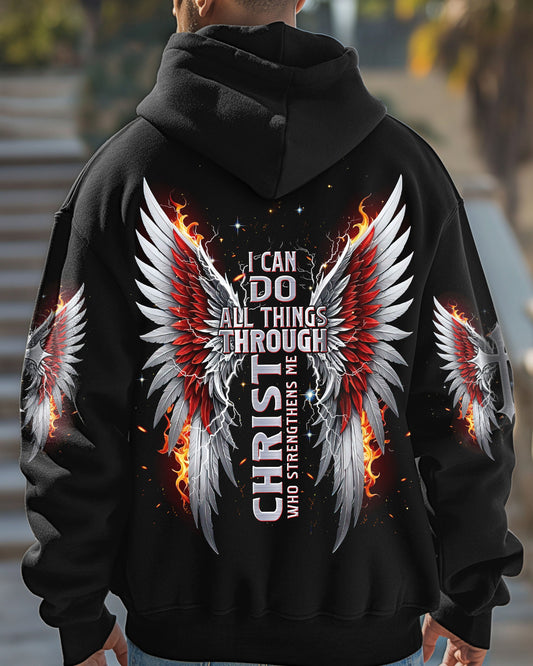 (Hot Deal) I Can Do All Things Cross Wings Men's All Over Print Shirt - Tltw0402255